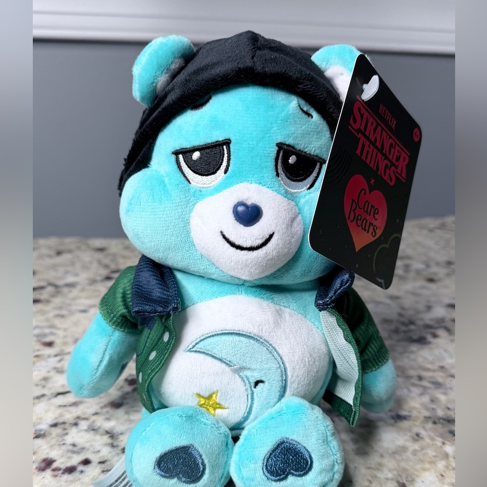 Care Bears × Stranger Things Fun Size Plush 9" Bedtime Bear Will Limited Edition